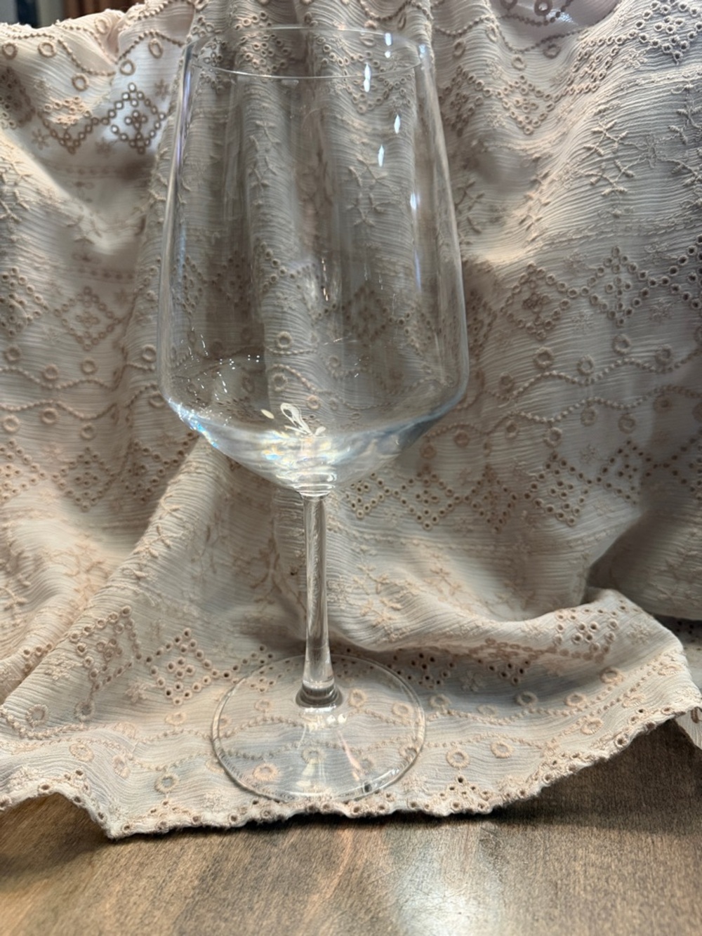Clear crystal Glass Wine Goblet